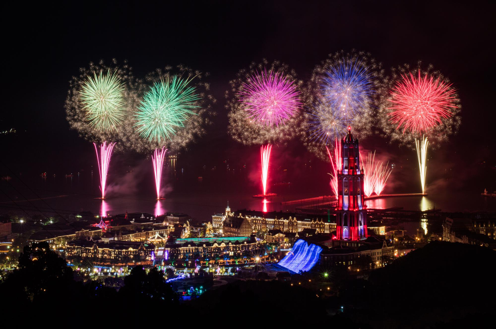 Revelion spectaculos în Emirate: Artificii record